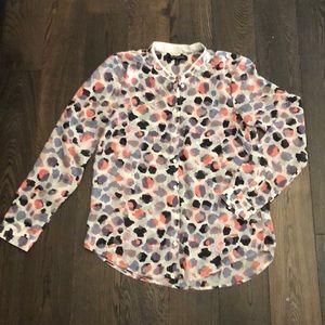 Banana Republic sheer blouse